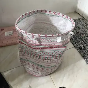 [COD] SK C1386 Keranjang Baju Kotor Lipat Motif Karakter Laundry Bag Serbaguna