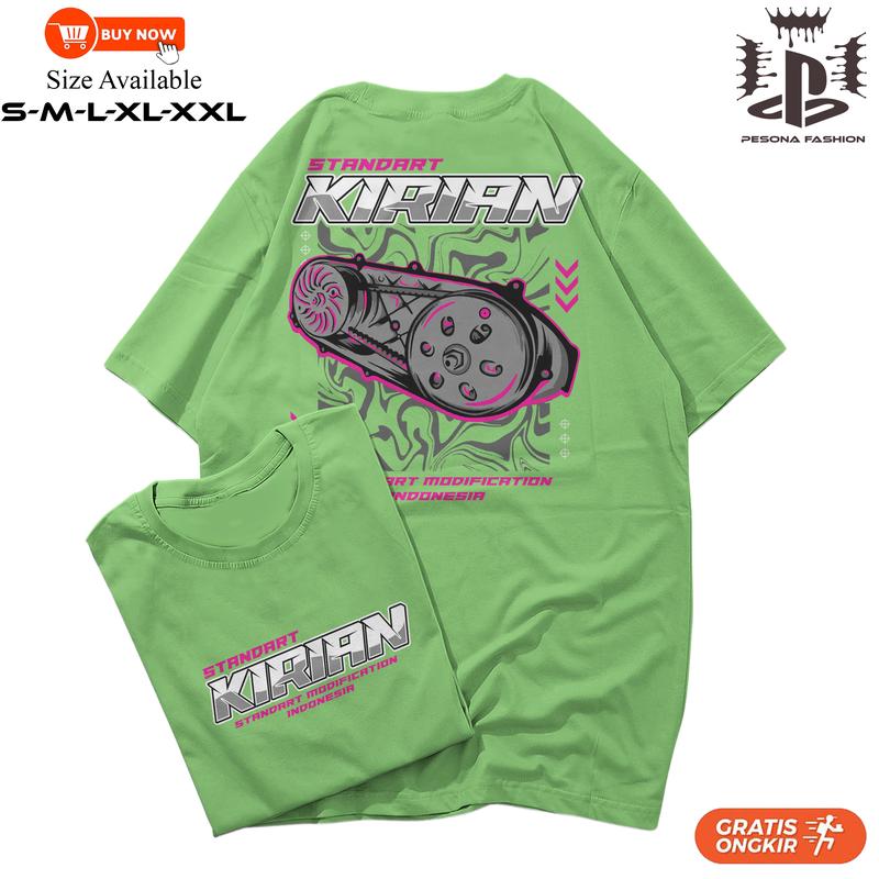 Kaos Racing Standar Kirian Std Motor Matic Gank Modification Indonesia Baju Distro Tshirt Otomotif 3