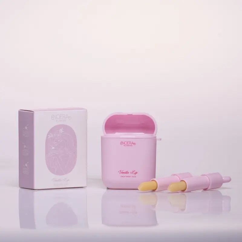 Noera Lip Treatment Duo l 2 in 1 Lipcare l Lip Balm & Lip Scrub l Strawberry Lip Treatment Duo l Vanilla Lip Treatment Duo 3