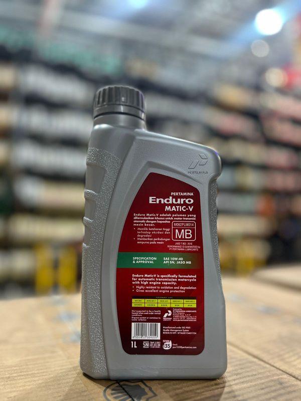 OLI PERTAMINA ENDURO MATIC-V 10W-40 1L engine oil