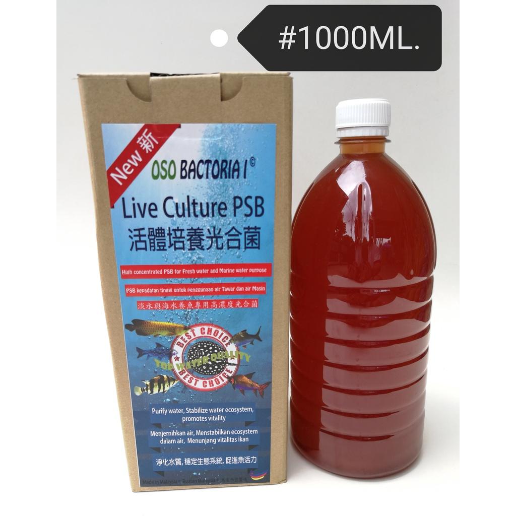 Live Culture PSB OSO Bactoria I 1Litre Fresh and Marine Water Aquarium Fish [Phosphate Solubilizing Bacteria] Akuarium