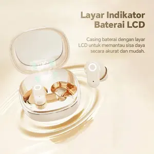 [COD] Yincoree [J27] Earphone Bluetooth 5.3 TWS Mini In-Ear - 8 Jam Single Playback, 40+ Jam Total Battery, Fast Charging 15+ Jam, LED Display - Headset Nirkabel Anti Air untuk Gaming Olahraga Peredam Kebisingan Mikrofon Bawaan