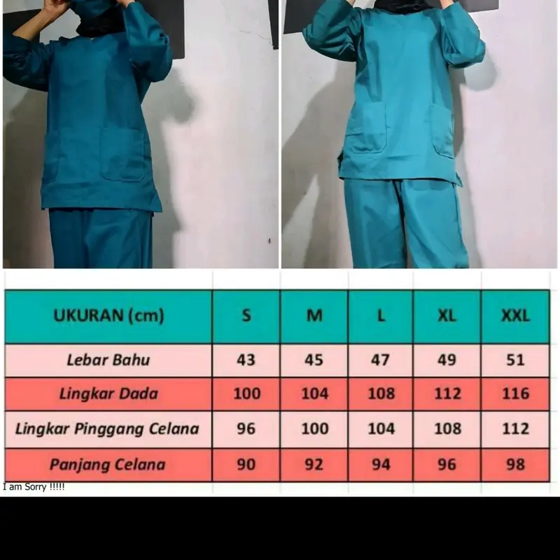 Baju OKA / Baju Jaga / Baju Perawat / Baju scrub/Medical clothes 4
