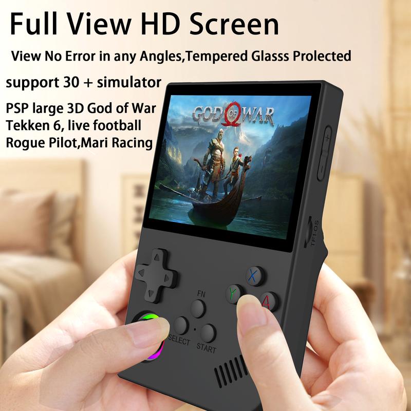 Máy Chơi Game, Mới cho năm 2025, Màn hình HD IPS 3,5 inch, Kích thước nhỏ, Thiết kế cổ điển PSP và GBA, Có thể kết nối với TV, Có Thể Sạc Lại, Thích hợp cho sinh viên, Bạn trai, Người yêu, Người yêu thích trò chơi GTA, Vật phẩm quà tặng 1