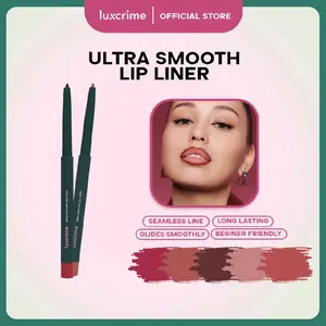 Luxcrime Ultra Smooth Lip Liner - Pensil Bibir Waterproof Tahan Lama & Definisi Bibir Natural