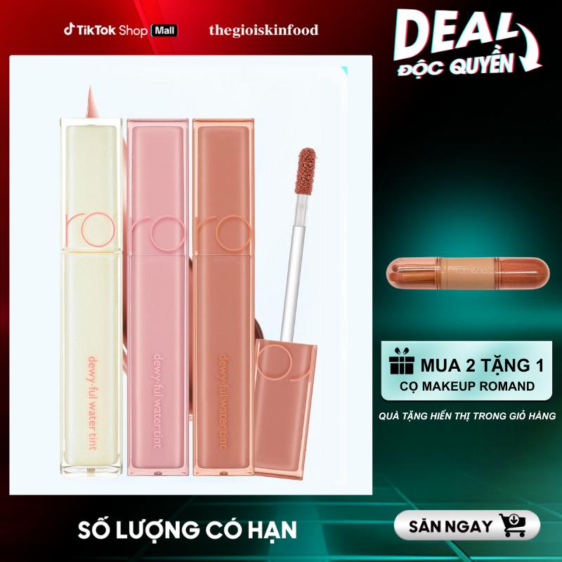 Son Tint Bóng Trang Điểm Hàn Quốc Romand Dewyful Water Tint 5g Cosmetic Mỹ Phẩm Son Môi