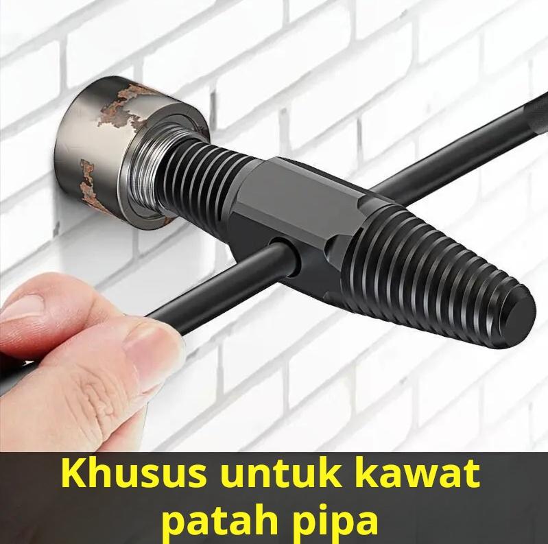 Product Introduction of Alat Pelepas Kawat Rusak Katup Sudut Keran Ekstraktor Kawat Rusak 4/6 Poin Pipa Air Anti Kawat Pipa Rusak Kepala Rusak 6