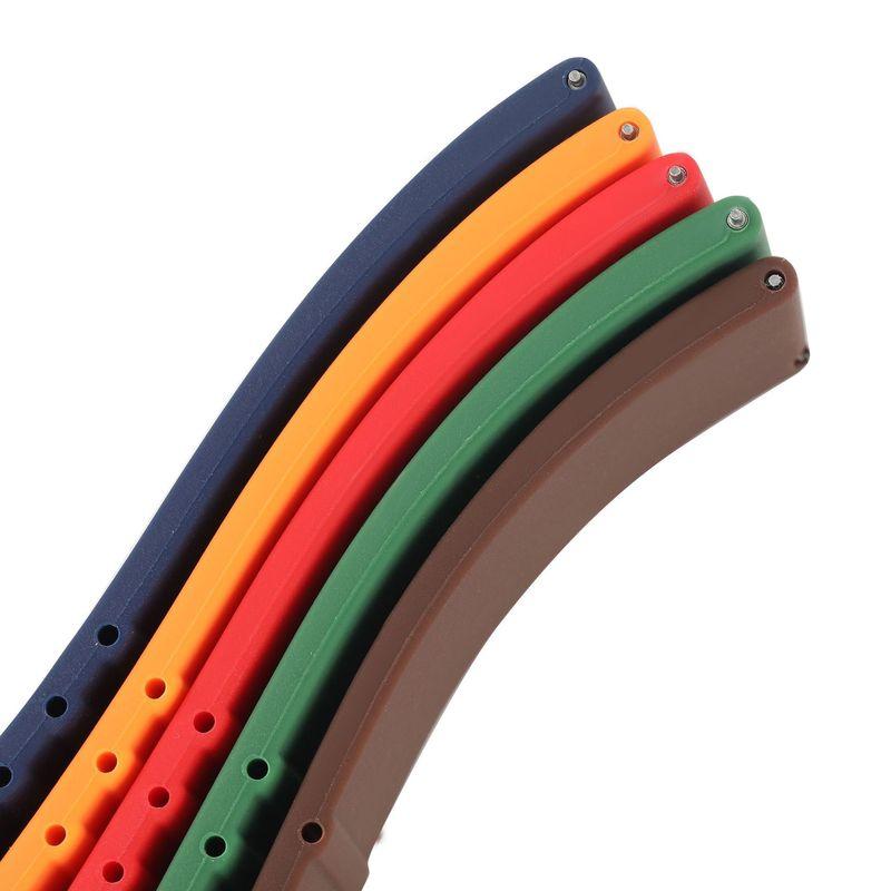 Dây đồng hồ silicone chống nước họa tiết vân lốp xe dây đeo thể thao và hàng ngày phong cách tối giản bền đẹp