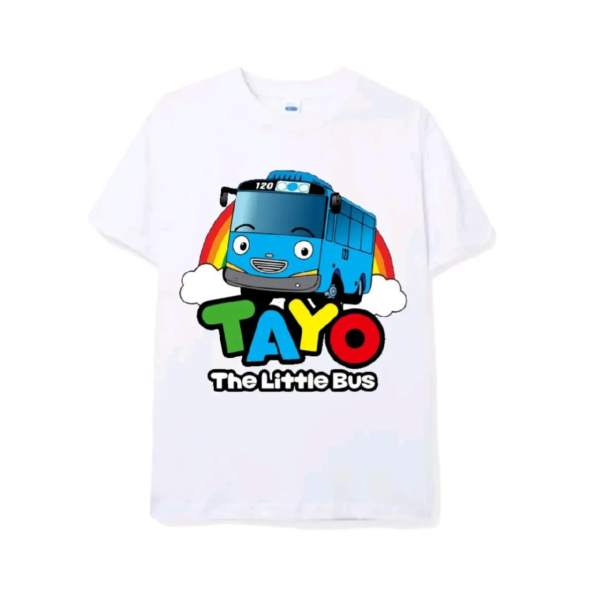 kaos atasan anak gambar Bus TAYO