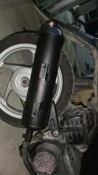 Product Review of Knalpot Moncong Shijiro Paket lengkap Tameng Original BKR EXHAUST untuk Motor Beat Vario Scoopy Nmax Aerox Pcx Mio - Motorcycle Karbu Racing Silincer from F**a 0