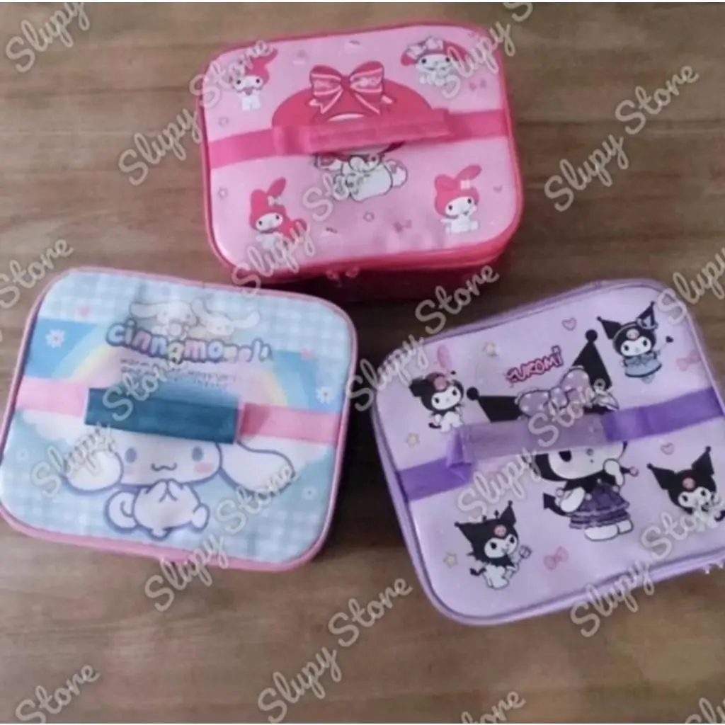 SLP Lunch bag lunchbag tas bekal foil Kuromi Cinnamoroll Melody tenteng LARGE