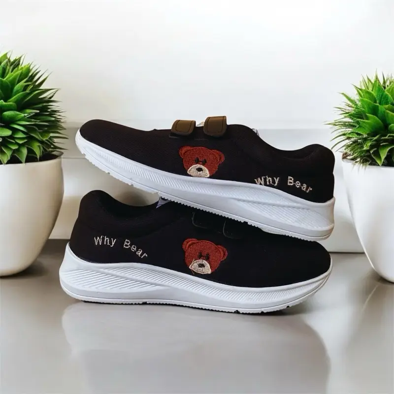 sepatu sekolah anak sd korean style Fashion hak rendah (1-3 cm) white88 trainer 2