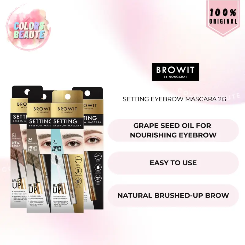 Browit Setting Eyebrow Mascara 1