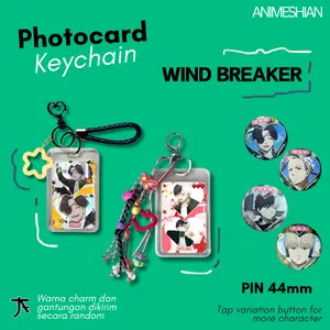 Photocard Keychain Wind Breaker - Animeshian - Gantungan Kunci, Keychain, Photo Card Anime Wind Breaker