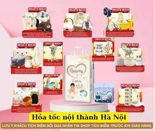 (kèm quà) Bỉm gooby extra, premium Ngày & Đêm, Bé Khô Thoáng Cả Đêm Lẫn Ngày 0