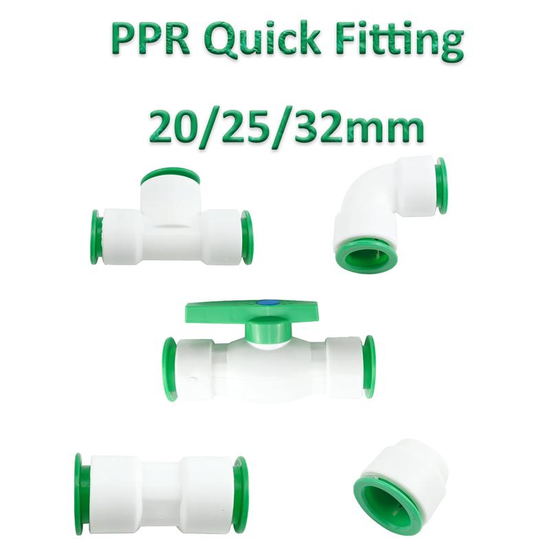 1 Pcs Water Pipe Quick Connector PPR Pipe Fitting Union Join - TikTok ...