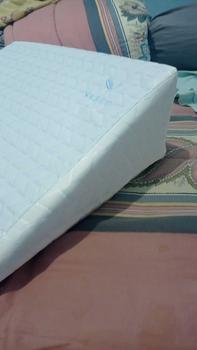 Product Review of Vablo lumbar compact wedge pillow memory foam - back support pillow - pure memory foam Bantal from a**8 1