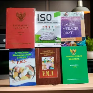 paket 6 buku farmasi buku F3,IMO,ISO,FORNAS,FMI,FMS