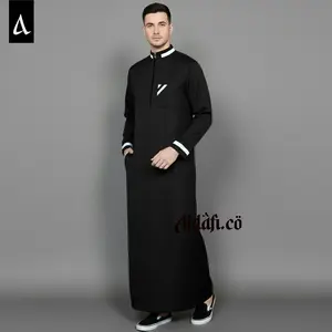 JUBAH PRIA DEWASA LENGAN PANJANG - GAMIS COWOK MODEL TERBARU LIST SIMPLE