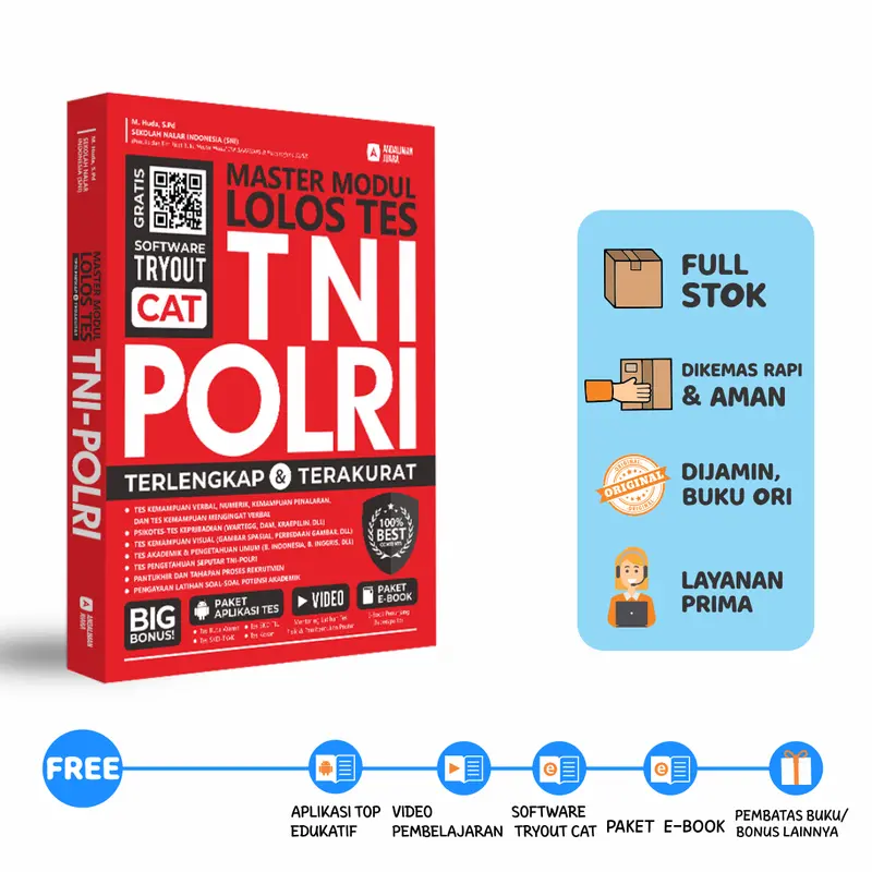 Buku Tes TNI-POLRI-Master Modul Lolos Tes TNI-Polri Terlengkap & Terakurat 0