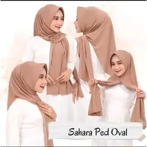 PASHMINA PET instan hijab instan pashmina pet jilbab pashmina instan pet oval Pad tebal kerudung Santai hijab Syari Muslim