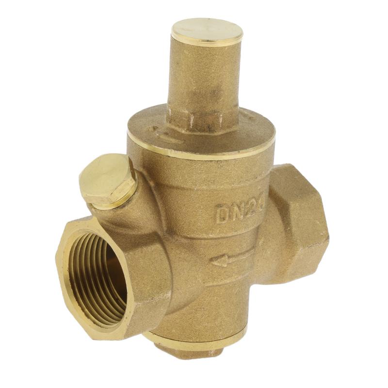 Bộ điều chỉnh áp suất nước, vật liệu Đồng thau, van giảm áp 3/4 "DN25, không chứa chì, giảm áp lực nước, thích hợp cho DN20 S 5