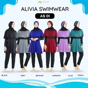 Alivia House - Alivia Swimwear AS01 Baju renang muslimah dewasa wanita muslim perempuan remaja
