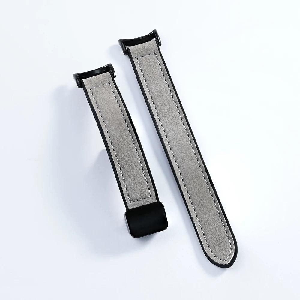 (Tidak termasuk jam)tali jam tangan For Xiaomi Smart Band 8/9/10 Strap Kulit Magnetik Tali Mi Band 8 9 10 Kulit Olahraga Tahan Air (Tidak termasuk jam)tali jam tangan For Xiaomi Smart Band 8/9/10 Strap Kulit Magnetik Tali Mi Band 8 9 10 Kulit Olahraga Tahan Air