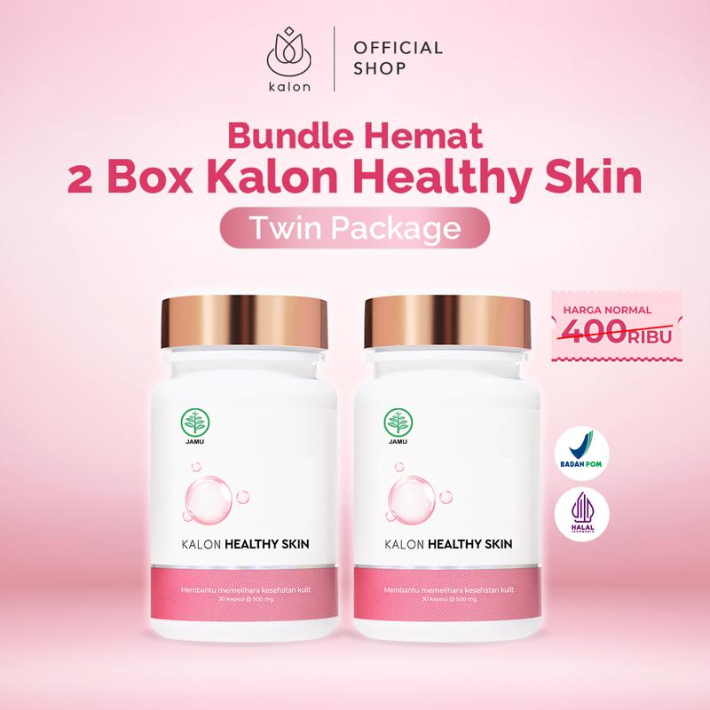 [THS] Twin Package 2 Box Kalon Healthy Skin Glow Capsule | Suplemen ...