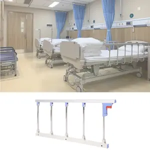 COD Siderail Bed Pasien Baja Tahan Karat Dapat Dilipat Enam Posisi Bed Side Rail Aksesori Tempat Tidur Rumah Sakit
