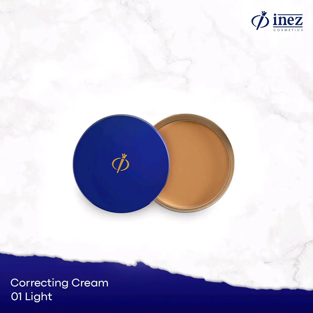 INEZ correcting cream /color contour plus /ccp/ foundation padat Foundation Waterproof