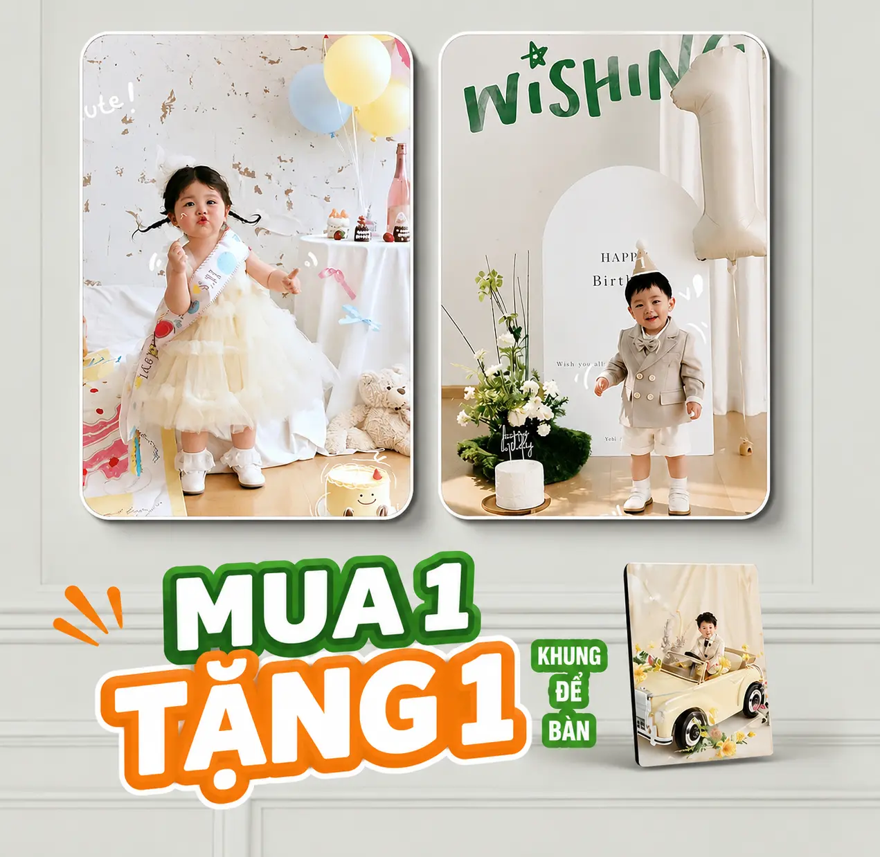 Khung ảnh Tráng Gương Treo Tường -Tranh Hình Cưới ,  Gia Đình ,hình beauty ,  baby -hình in theo yêu cầu album , 40x60 , 50x70, 60x90 ,4k HD sắc nét , tặng móc treo , chống ẩm, nước , hỗ trợ tăng nét , chỉnh màu , gửi ảnh qua phần trò chuyện