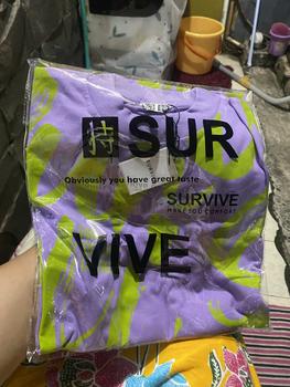 Product Review of Survive Kaos Oversize Atasan Wanita Daily Casual dan Kekinian from F**6 1