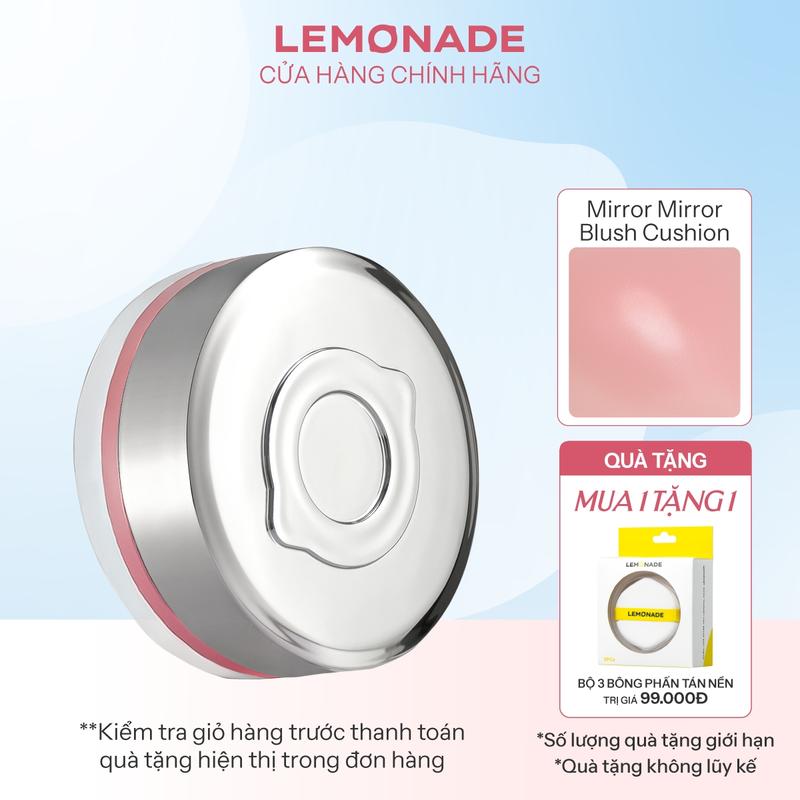 Má hồng căng bóng dạng phấn nước thuần chay Mirror Mirror Blush Cushion 8g