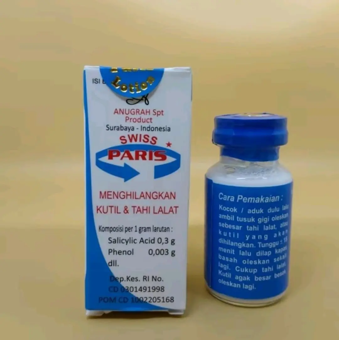 Swiss Paris Lotion Untuk Penghilang Kutil/ Tahi Lalat/ Mata Ikan