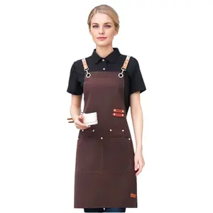 Apron Masak Celemek Dapur Korean Style Pria Wanita Celemek Barista