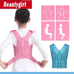 Korektor Punggung Korset Korektor postur gaya siswa dengan korektor Sabuk Postur Penyangga Penegak Punggung Bungkuk Bahu Adjustable Penyangga Anak Remaja Dewasa Hunchback Humpback