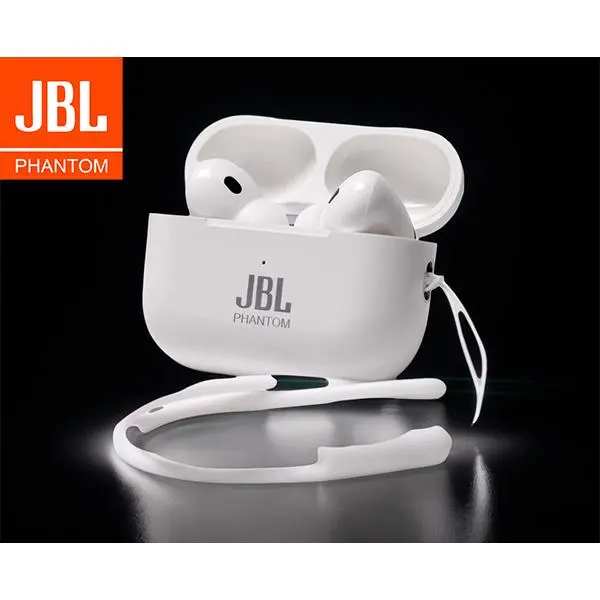 JBL phantom 5th Earbud Nirkabel Sejati, Suara Kuat yang Dapat Disesuaikan, Waktu Putar 6 Jam, Pengisian Daya Cepat USB-Lightning, Tahan Air, Kontrol Tombol, Earbud Bluetooth, Perjalanan,Olahraga Earphone Headset 3