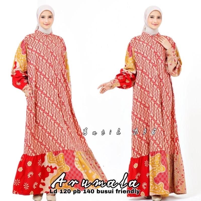 SEMERBAK BATIK ORI GAMIS RAYON PREMIUM ARUMALA BUSUI FRIENDLY 2