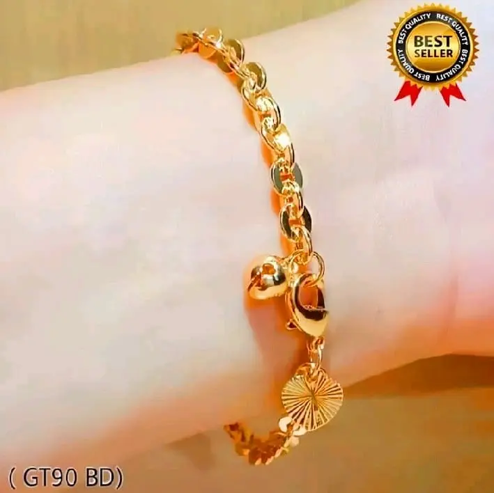 GELANG TANGAN NORI TITANIUM WANITA DEWASA 24K