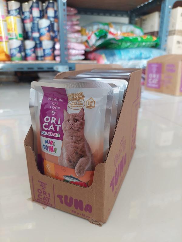 ORI CAT wet food pouch / sachet isi 12 pcs - Makanan basah kucing MURAH 2