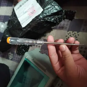 Obeng Testpen Cahaya Kuningan SNI / TESPEN Testpen Listrik Minus Cahaya Obeng Min Besar Cahaya