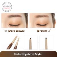 Gambar MISSHA Perfect Eyebrow Styler 0.15gr - Dark brown dari MISSHA INDONESIA Kota Tangerang 3 Tokopedia