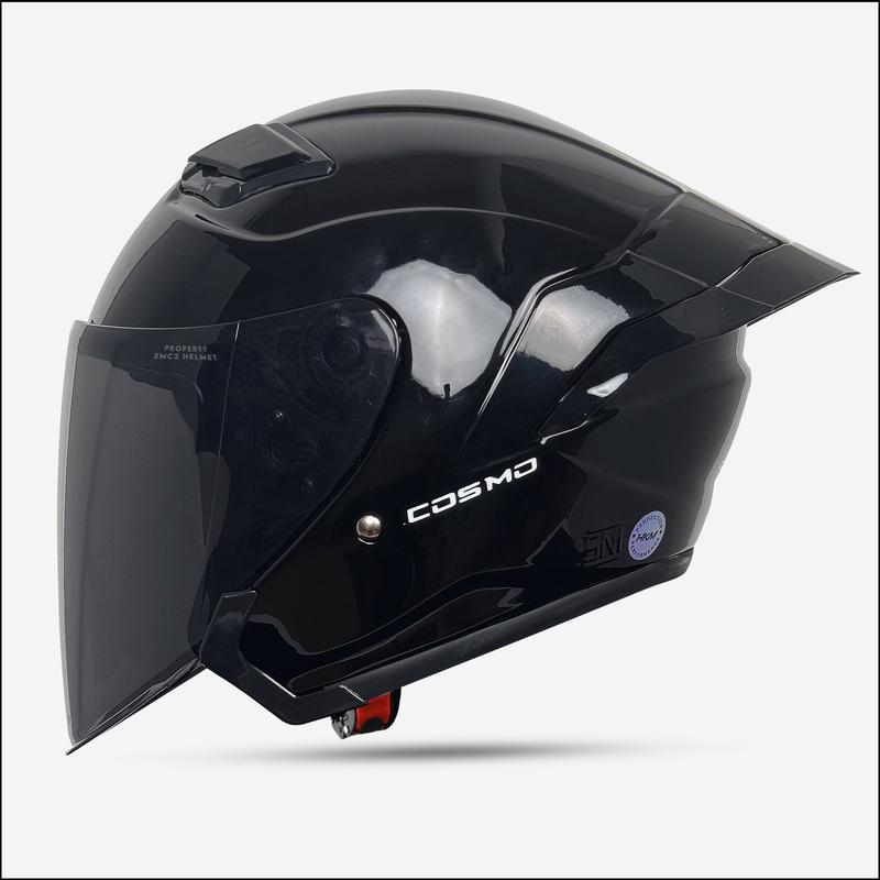 HELM HALF FACE HKM COSMO TERBARU FREE SPOILER HELM DEWASA PRIA WANITA SNI KEKINIAN BISA COD MURAH 3