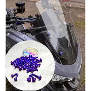 Baut visor nmax old titanium gr5 original vietnam 4pcs