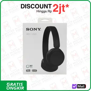 Sony WH-CH520 Wireless On-Ear Headphones with Microphone Headset Bluetooth