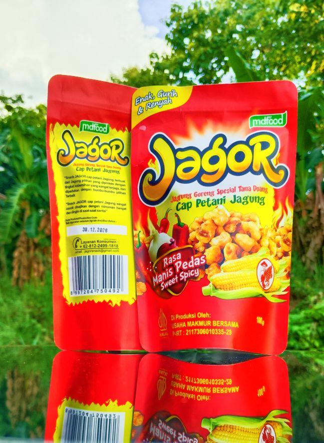 JAGOR, Jagung Goreng Special, ENAK-GURIH-RENYAH, Kombi Rasa Manis-Pedas-Asin @130.gram.
