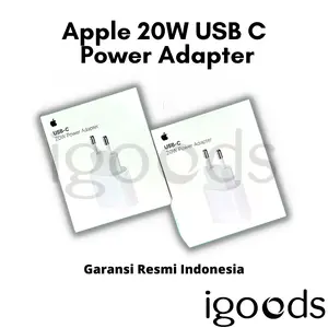 Charger -  Apple Power Adapter 20W USB-C Original adaptor kabel Cable Wireless