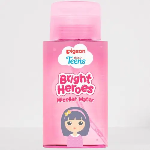 PIGEON TEENS BRIGHT HEROES MICELLAR WATER 100 ML| Micellar Water Pembersih Wajah Double Cleansing 3