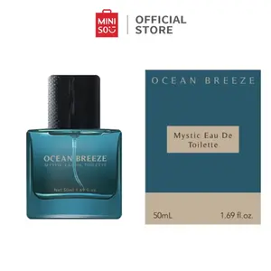 Miniso Ocean Breeze EDP 50ml - Parfum Mystic Eau De Toilette untuk Pria dan Wanita